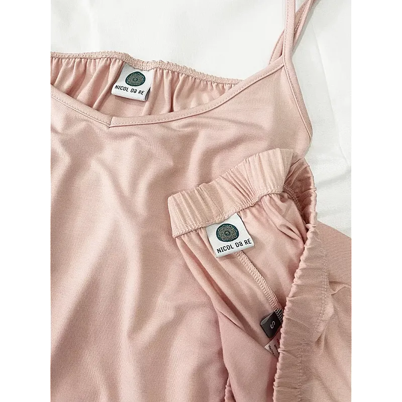 Pijama dama Nicol Da Re, Marie Pink, Bambus, L, Roz